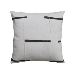 ISLE A ΔΙΑΚΟΣΜΗΤΙΚΟ ΜΑΞΙΛΑΡΙ 50x50cm ΥΦΑΣΜΑ ΛΕΥΚΟ ΜΑΥΡΟ