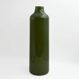 FINO ΒΑΖΟ 12x12x40cm ΓΥΑΛΙ ΠΡΑΣΙΝΟ