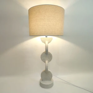 PRISMA ΦΩΤΙΣΤΙΚΟ ΕΠΙΤΡΑΠΕΖΙΟ 38x38x84cm RESIN ΜΠΕΖ ΛΙΝΟ ΜΠΕΖ