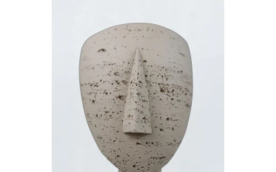 AURA I ΔΙΑΚΟΣΜΗΤΙΚΟ ΠΡΟΣΩΠΟ 19x14x26cm RESIN ΚΑΦΕ ΑΝΟΙΧΤΟ