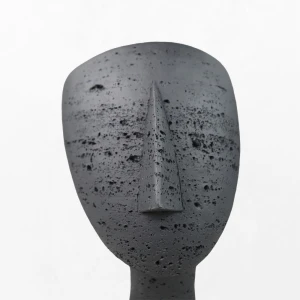 AURA II ΔΙΑΚΟΣΜΗΤΙΚΟ ΠΡΟΣΩΠΟ 19x14x26cm RESIN ΜΑΥΡΟ