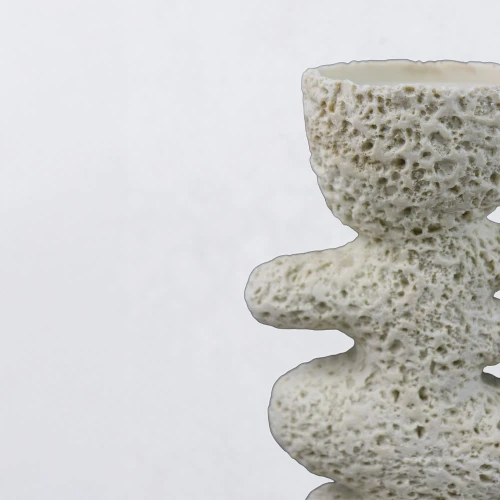 LUSTRE III ΚΗΡΟΠΗΓΙΟ ΔΙΑΚΟΣΜΗΤΙΚΟ 15x10x25cm RESIN ΜΠΕΖ