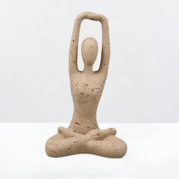 MORPH IV ΔΙΑΚΟΣΜΗΤΙΚΟ ΣΩΜΑ 13x8x21cm RESIN ΚΑΦΕ