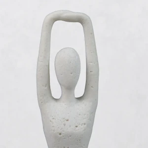 MORPH V ΔΙΑΚΟΣΜΗΤΙΚΟ ΣΩΜΑ 13x8x21cm RESIN ΑΣΠΡΟ