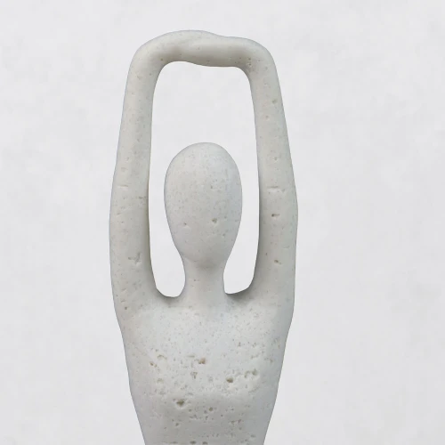 MORPH V ΔΙΑΚΟΣΜΗΤΙΚΟ ΣΩΜΑ 13x8x21cm RESIN ΑΣΠΡΟ