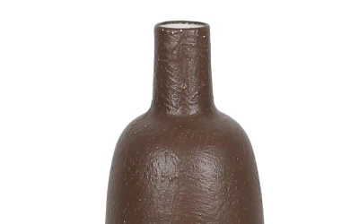 AERIS ΒΑΖΟ 20x78cm ΜΕΤΑΛΛΟ ΚΑΦΕ ΣΚΟΥΡΟ