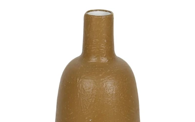 AERIS ΒΑΖΟ 20x61cm ΜΕΤΑΛΛΟ ΚΑΦΕ