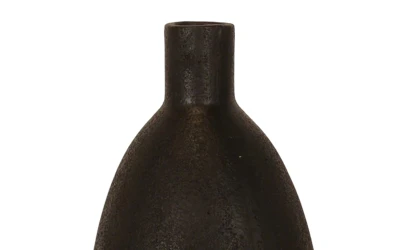 AIVA ΒΑΖΟ 23x23x61cm MgO ΜΑΥΡΟ
