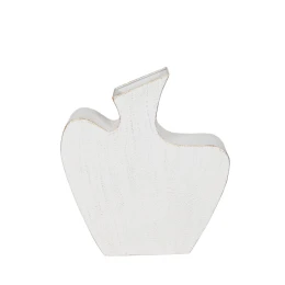 NIRA ΒΑΖΟ 31x8x35cm ΜΕΤΑΛΛΟ ΛΕΥΚΟ