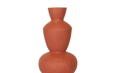 AEON ΔΙΑΚΟΣΜΗΤΙΚΟ 26x26x71cm MgO ΠΟΡΤΟΚΑΛΙ ΣΚΟΥΡΟ