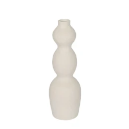 AIRA ΒΑΖΟ 13x13x39cm ΚΕΡΑΜΙΚΟ ΛΕΥΚΟ