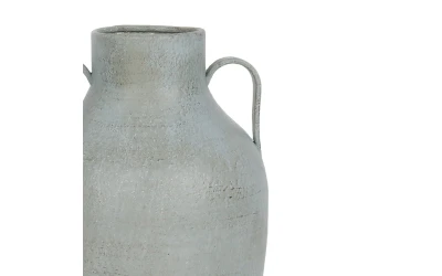 AMFORE ΒΑΖΟ 21x19x40cm ΜΕΤΑΛΛΟ ΓΚΡΙ ΜΠΛΕ