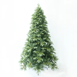 NATALE PINE ΧΡΙΣΤΟΥΓΕΝΝΙΑΤΙΚΟ ΔΕΝΤΡΟ 130x130x210cm PE/PVC ΓΚΡΙ ΠΡΑΣΙΝΟ