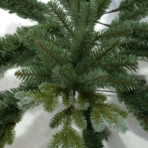 NATALE PINE ΧΡΙΣΤΟΥΓΕΝΝΙΑΤΙΚΟ ΔΕΝΤΡΟ 130x130x210cm PE/PVC ΓΚΡΙ ΠΡΑΣΙΝΟ