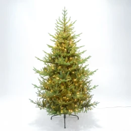 NATALE GLOW ΧΡΙΣΤΟΥΓΕΝΝΙΑΤΙΚΟ ΔΕΝΤΡΟ LED ΦΩΤΑ 155x155x210cm PE/PVC ΠΡΑΣΙΝΟ LED/COPPER
