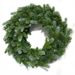 NATALE RING ΧΡΙΣΤΟΥΓΕΝΝΙΑΤΙΚΟ ΣΤΕΦΑΝΙ 50x8x50cm PE/PVC ΓΚΡΙ ΠΡΑΣΙΝΟ