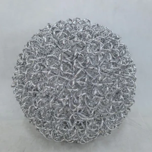 NOVA XMAS LED ΜΠΑΛΑ ΘΕΡΜΟ ΦΩΣ 50x50x50cm ΣΙΔΕΡΟ ΑΣΗΜΙ PET
