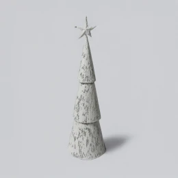SAPIN XMAS ΦΩΤΙΣΤΙΚΟ 21x21x69.5cm ΣΙΔΕΡΟ ΛΕΥΚΟ