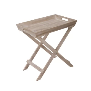 BUTLER SIDE TABLE ΠΤΥΣ/ΜΕΝΟ-Η ΦΥΣΙΚΟ 48.5x32x48.5cm