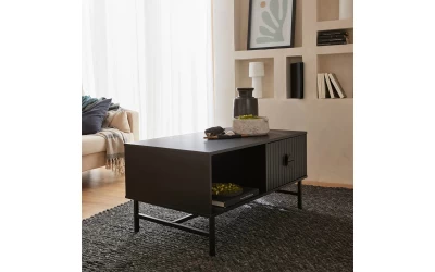 KIMONO COFFEE TABLE 1ΣΥΡΤΑΡΙ ΜΑΥΡΟ 100x59x50.2cm