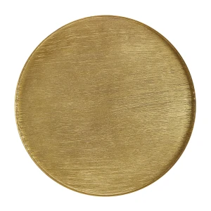 TOTALE SIDE TABLE SET 2ΤΕΜ BRASS ANTIQUE ΜΑΥΡΟ 49x49x56cm