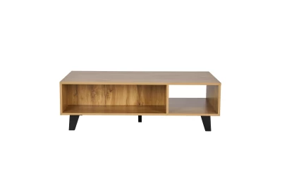 ARABICA COFFEE TABLE SONOMA ΜΑΥΡΟ ΜΑΥΡΟ 110x60x35cm