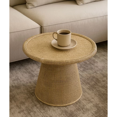 KAMIRA SIDE TABLE ΦΥΣΙΚΟ 59x59x49.5cm