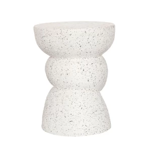 ASIMETRON SIDE TABLE TERRAZZO 35x35x46cm