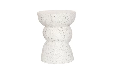 ASIMETRON SIDE TABLE TERRAZZO 35x35x46cm