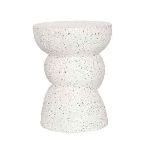 ASIMETRON SIDE TABLE TERRAZZO 35x35x46cm