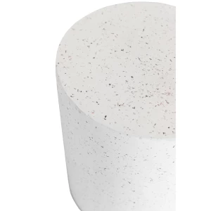 WHEEL SIDE SIDE TABLE TERRAZZO 35x35x47cm