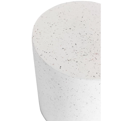WHEEL SIDE SIDE TABLE TERRAZZO 35x35x47cm