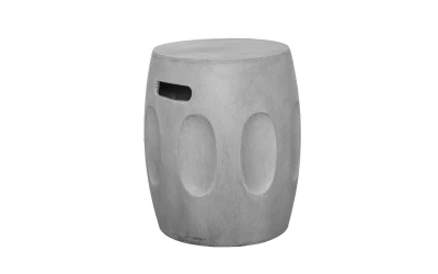 AFRICA SIDE TABLE ΓΚΡΙ 38x38x46.5cm