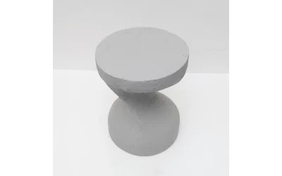 INDUSTRIAL SIDE TABLE ΛΕΥΚΟ 39.5x39.5x52.5cm