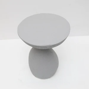 INDUSTRIAL SIDE TABLE ΓΚΡΙ ΑΝΟΙΧΤΟ 40.5x40.5x51cm