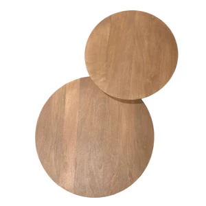 VERTEX COFFEE TABLE ΦΥΣΙΚΟ 70x70x45cm