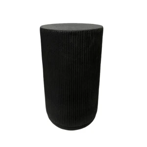 STYLOS SIDE TABLE ΜΑΥΡΟ 34x34x58cm