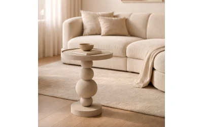 ASTRA SIDE TABLE ΜΠΕΖ 36.5x36.5x55cm