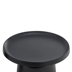 MOUSSE COFFEE TABLE SET 2ΤΕΜ ΜΑΥΡΟ ΜΑΤ 70x70x50cm