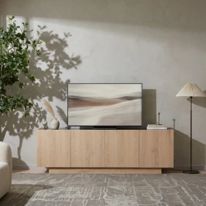 CUBIUS TV STAND 4ΠΟΡΤΕΣ ΦΥΣΙΚΟ 182x39x59cm