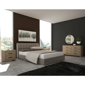 DODO ΣΥΡΤΑΡΙΕΡΑ OAK ΣΚΟΥΡΟ 132x45x75cm