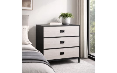 FACTORY ΣΥΡΤΑΡΙΕΡΑ 3ΣΥΡΤΑΡΙΑ ΜΑΥΡΟ OAK SONOMA DECAPE 80x40x80cm