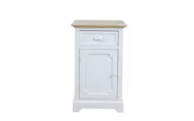 KIMOLOS ΚΟΜΟΔΙΝΟ 1ΠΟΡΤΑ 1ΣΥΡΤΑΡΙ ΛΕΥΚΟ ΦΥΣΙΚΟ 43x35x71cm