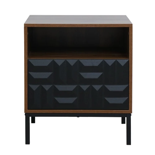 ZUMA ΚΟΜΟΔΙΝΟ ΚΑΡΥΔΙ ΜΑΥΡΟ 51.5x40x58.5cm