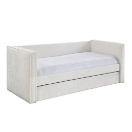 CALMO ΚΑΝΑΠΕΣ ΚΡΕΒΑΤΙ (ΓΙΑ ΣΤΡΩΜΑ 90x190cm) CREAM 222x99x84.2cm
