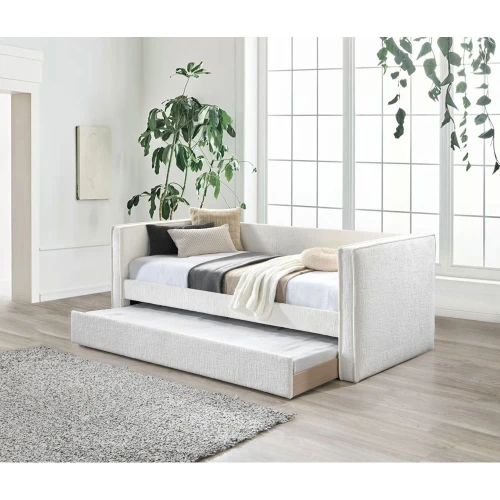 CALMO ΚΑΝΑΠΕΣ ΚΡΕΒΑΤΙ (ΓΙΑ ΣΤΡΩΜΑ 90x190cm) CREAM 222x99x84.2cm