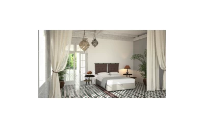 HANG ΜΑΞΙΛΑΡΙ ΚΕΦΑΛΑΡΙΟΥ SET 2ΤΕΜ ΓΚΡΙ ΚΑΦΕ 20-914 70x10x50cm