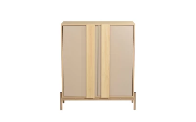 CAPPUCCINO ΚΟΜΟΤΑ-ΠΑΠΟΥΤΣΟΘΗΚΗ 2ΠΟΡΤΕΣ 3ΡΑΦΙΑ SONOMA LATTE 84.4x36.5x97cm