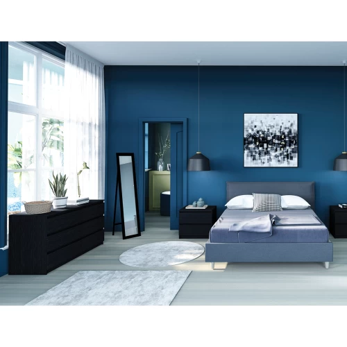 SIMPLE ΚΑΘΡΕΠΤΗΣ ΕΠΙΔΑΠΕΔΙΟΣ ΜΑΥΡΟ 45x4.6x146cm