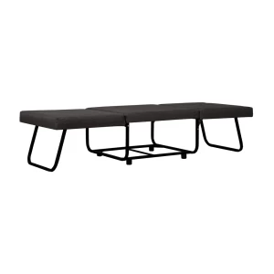 FOLD ΠΟΥΦ ΚΡΕΒΑΤΙ ΑΝΑΔΙΠΛΟΜΕΝΟ ΓΚΡΙ ΣΚΟΥΡΟ 26-861 70x72x43